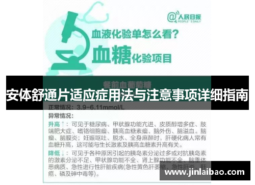 安体舒通片适应症用法与注意事项详细指南
